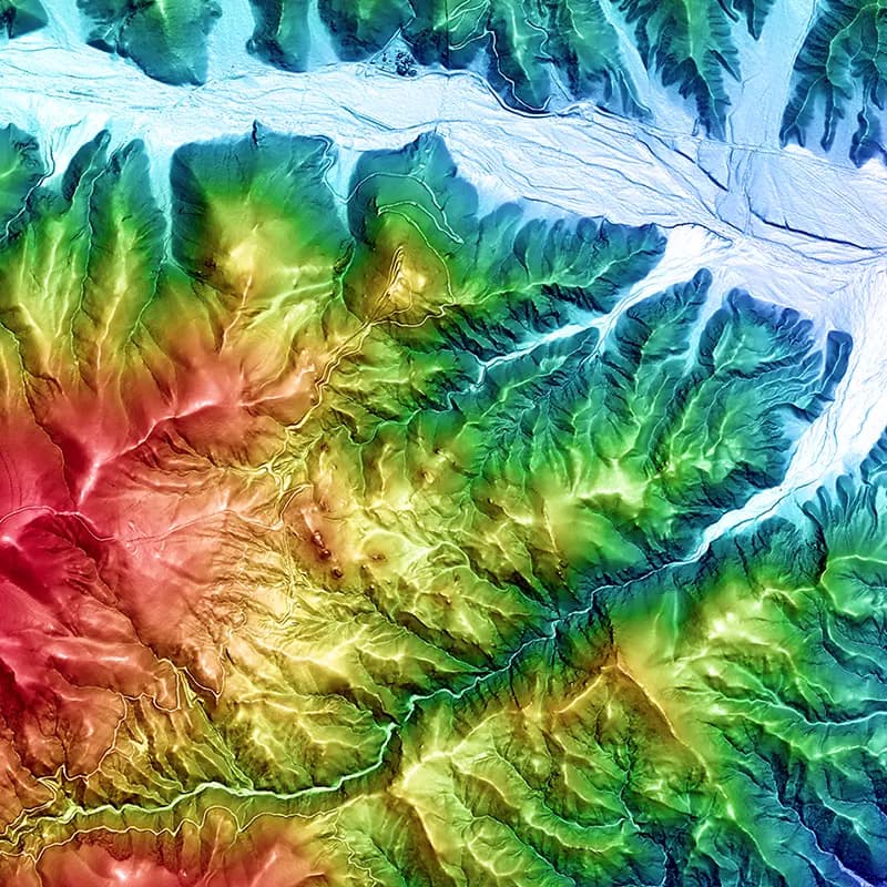 Satellite Derived Digital Terrain Model